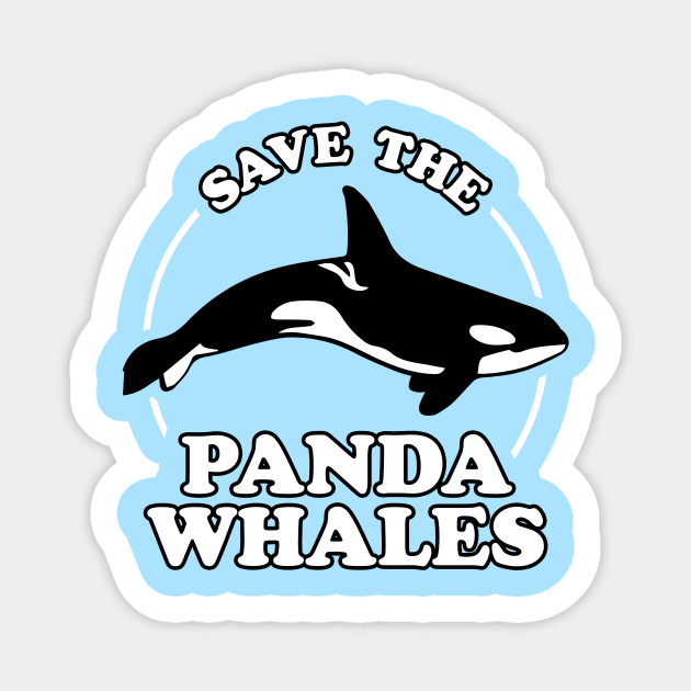 Save The Panda Whales Sticker by dumbshirts